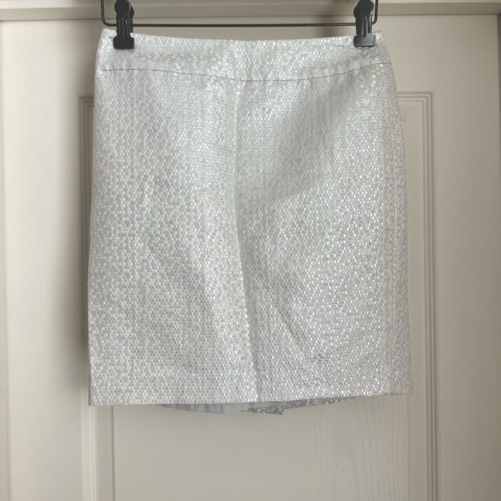 Loft 00P Silver Skirt